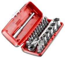 Facom R1PICO 1/4" Drive Flexi Ratchet, Screwdriver Bit & Socket Set