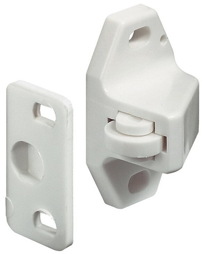 White plastic roller - white, for