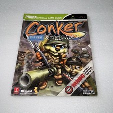 Conker Live & Reloaded Prima Official Game Strategy Guide  Xbox VGC See Pics