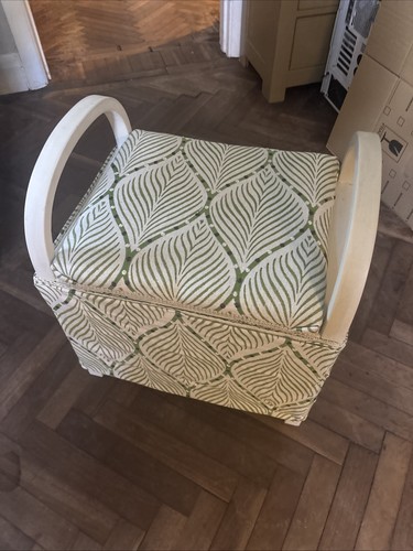 Vintage lloyd loom ottoman - lloyd,