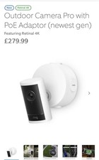 Outdoor Camera Pro with PoE