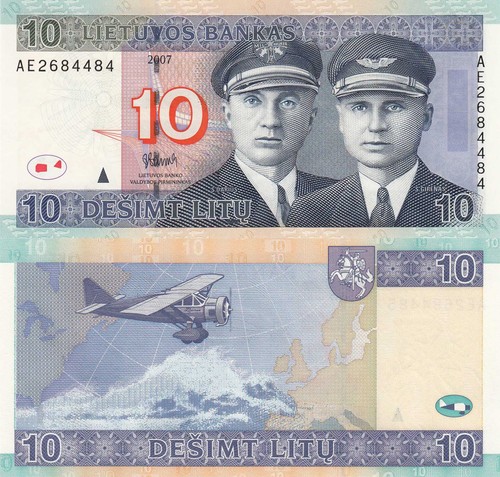 Lithuania litu - 10, (2007)