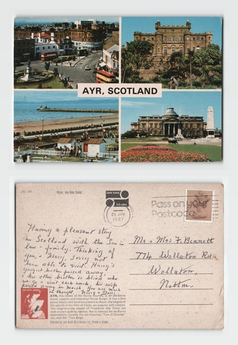 Postcard ayr scotland - ayr,