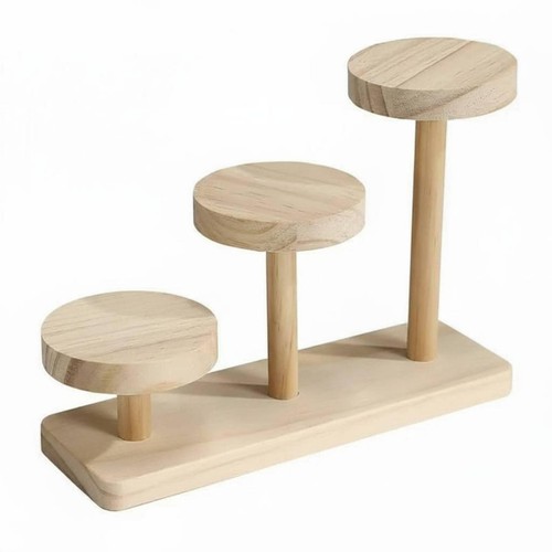 Tiered wooden display - tiered,