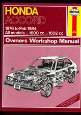 HONDA ACCORD 1976-1984 HAYNES