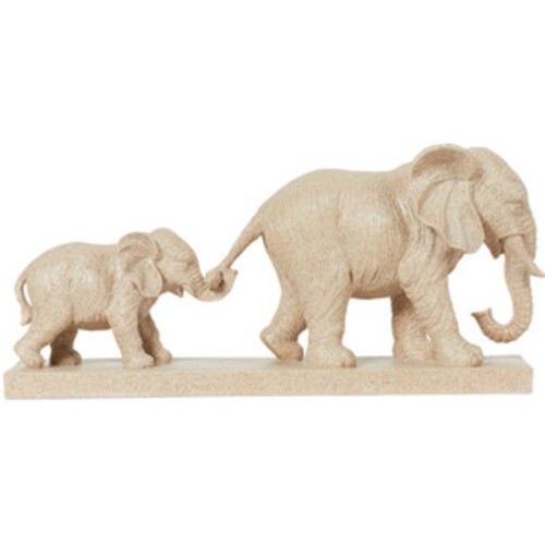 Elephant family ornament - family,