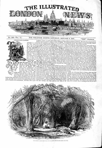 Old antique print 1847 - antique, van