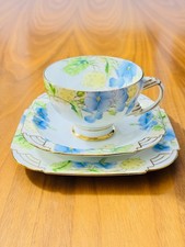 Royal Paragon Honesty Art Deco Trio c.1933 Replica of Service Queen Reg.No780094