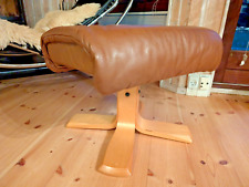 Vintage Leather Stool 60s