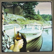 1975 Color Slide Cut Off Man