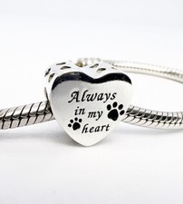 Always In My Heart Charm Paw