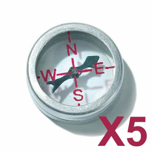Button compass aluminium - 5,