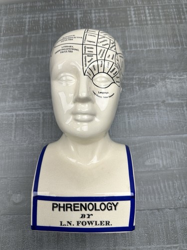 Phrenology bust fowler - phrenology,