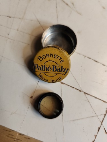 Vintage pathe baby yellow - pathe-baby,