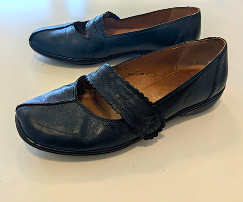 Clarks women black - black, leather