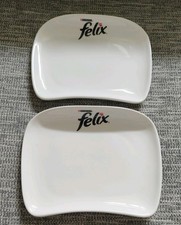 Felix Purina Cat Plates Set Of