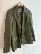Khaki green faux leather