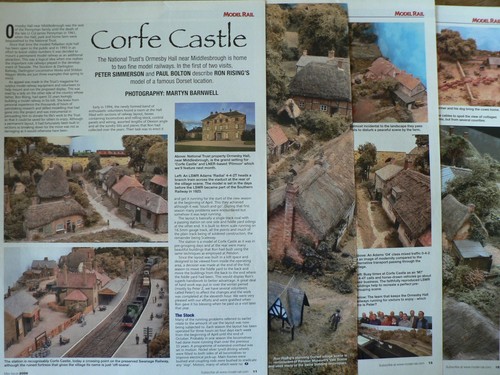 Corfe castle lswr - lswr, layout