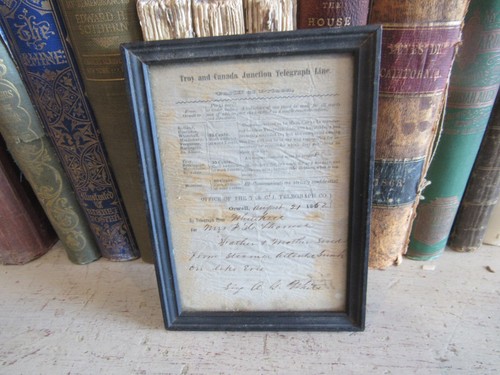 Telegram from white - from, a.g.
