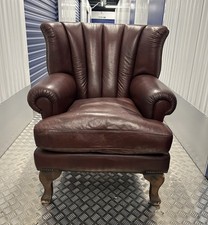 Tetrad Blake Burgundy Leather Armchair Good Condition