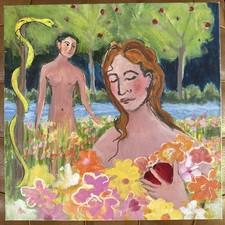 Original Painting Adam And Eve