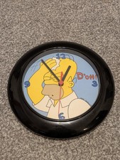 1999 Homer Simpsons Wall Clock