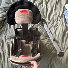 WeeRide Classic Children's Bike Seat Front Mounted with Headrest and Mount Bar