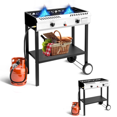 Outdoor double burner - outdoor, double-burner