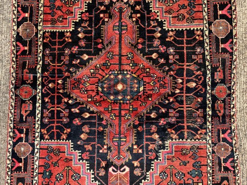4x6 vintage heriz rug - heriz, handmade
