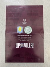 Aston Villa vs Celtic - 29/01/2025 - Claret UEFA Champions League Poster