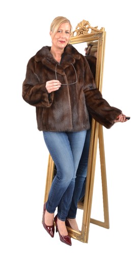 Us5840 real mink fur jacket - us5840,