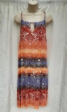 TUNIC,SHIFT DRESS,PAISLEY,HIPPIE,BOHO,60S,70S,80S,90S VINTAGE STYLE,SIZE 14-16