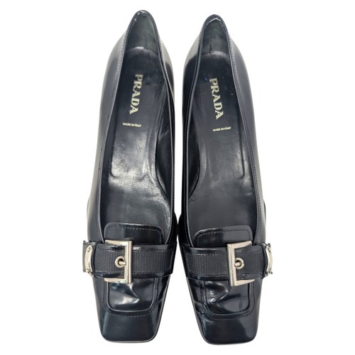 Prada black patent leather - patent,