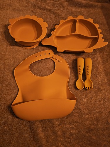 Baby silicone dinner - silicone,