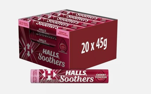 Halls soothers cherry flavour - soothers,