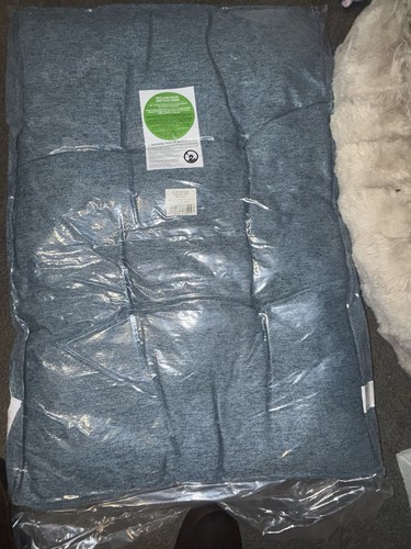 Scruffs blue denim dog bed - blue,