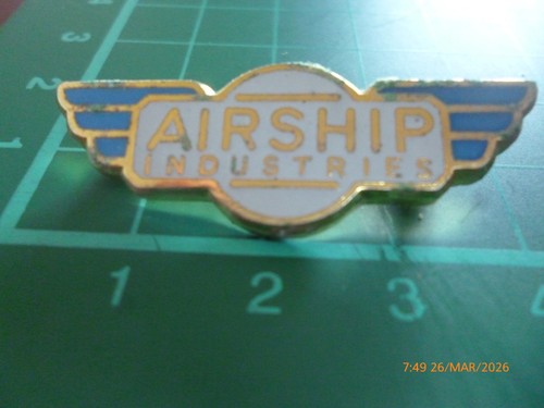 Airship industries enamel pin - industries,