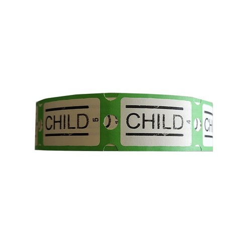 Child roll tickets of - (1,