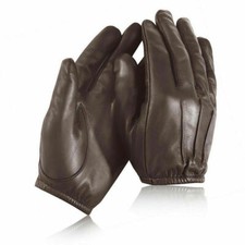 made with Kevlar Police Anti Slash Fire Resistant Leather Gloves Security SIA