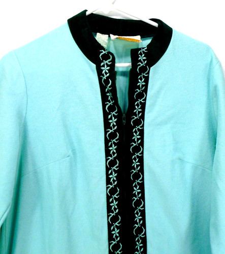 Vintage sears mint green zip - green,