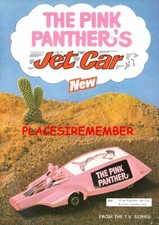 DINKY TOYS PINK PANTHER CAR NEW A5 POSTER ONLY.FLYER,ADVERT.