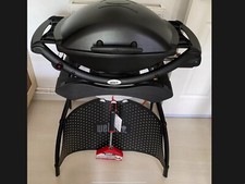 Weber Q 2000 Black Gas BBQ with thermometer updated and extras