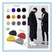 UK Trawler Beanie Knitted Fisherman Hat Retro Vintage Woolly Winter Ski Cap