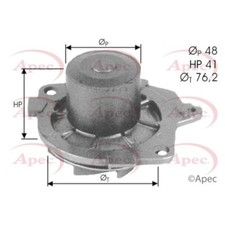 Apec Water Pump Durable High Quality Aftermarket Vehicle Part AWP1499