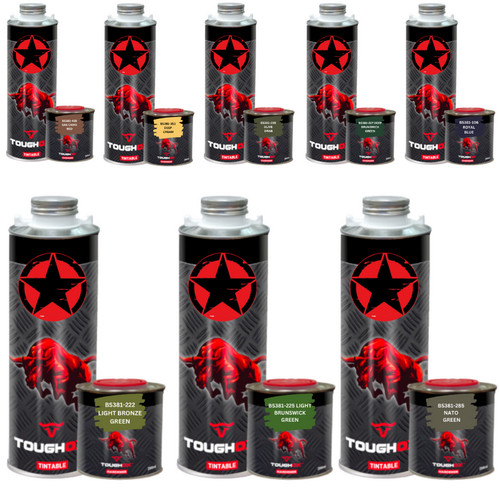 Matt military bedliner paint - matt,