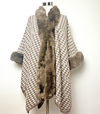 Poncho Cape Coat Womens One