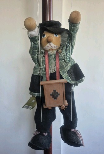 Vintage 90s marionette puppet - vintage,