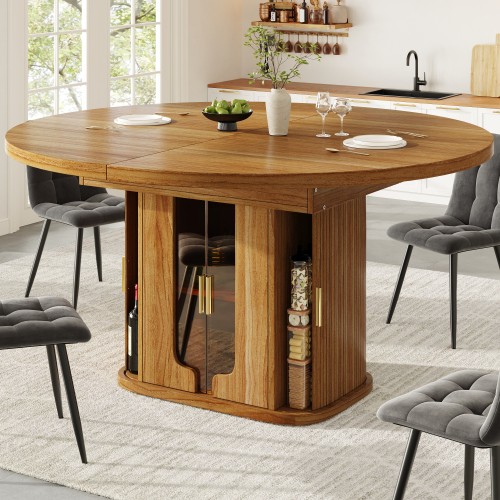 Extendable dining table - dining,