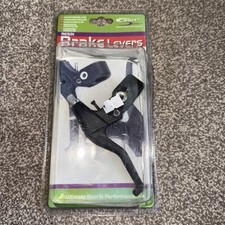 ATB Resin bike Brake Levers Black With Alloy Cable Adjusters SBR161