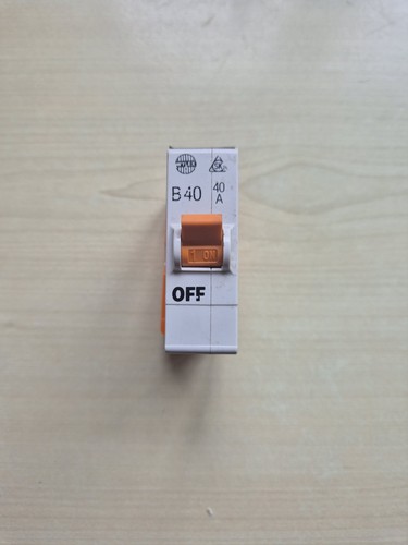 Wylex b40 amp push - push-in, mcb